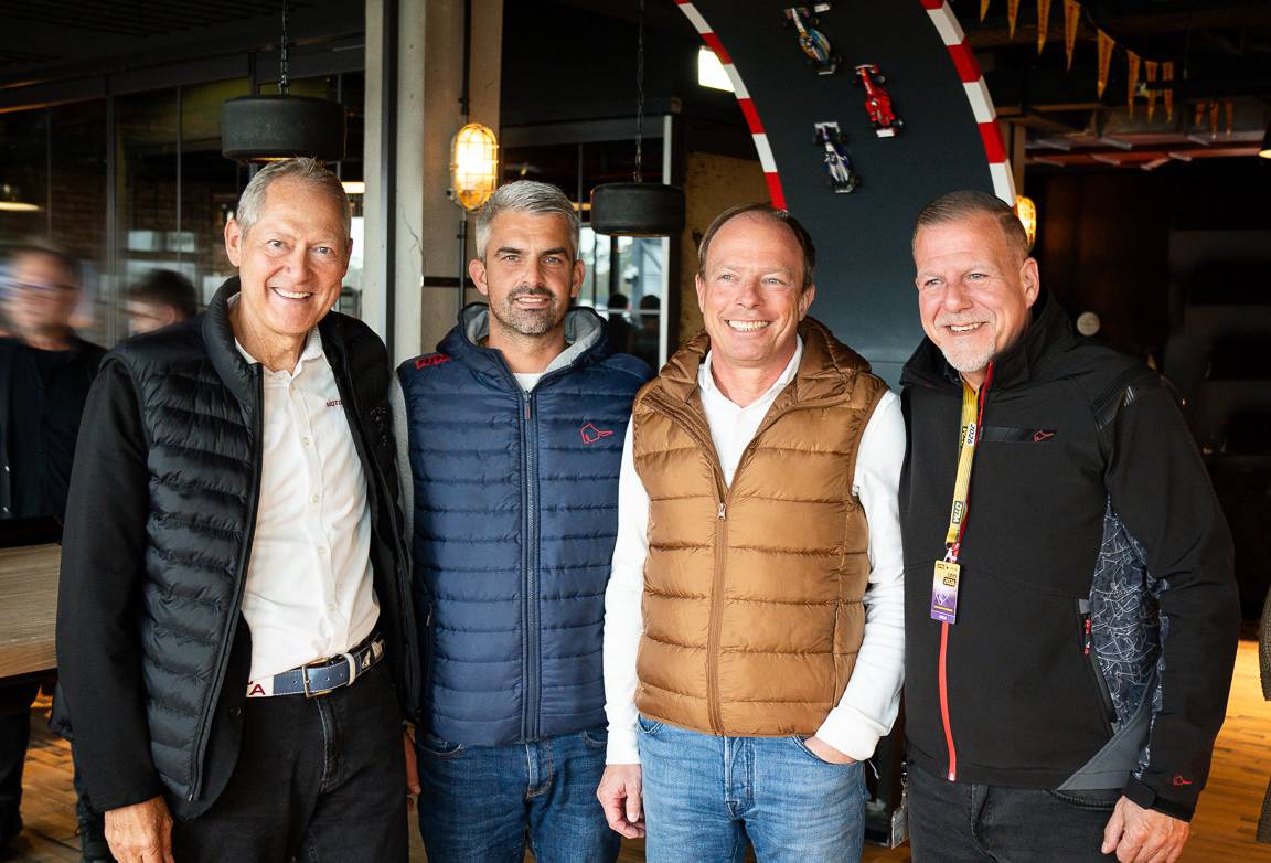 Andreas Dünkel, Jochen Nerpel, Tim Brauer und Marcus Zeitler
